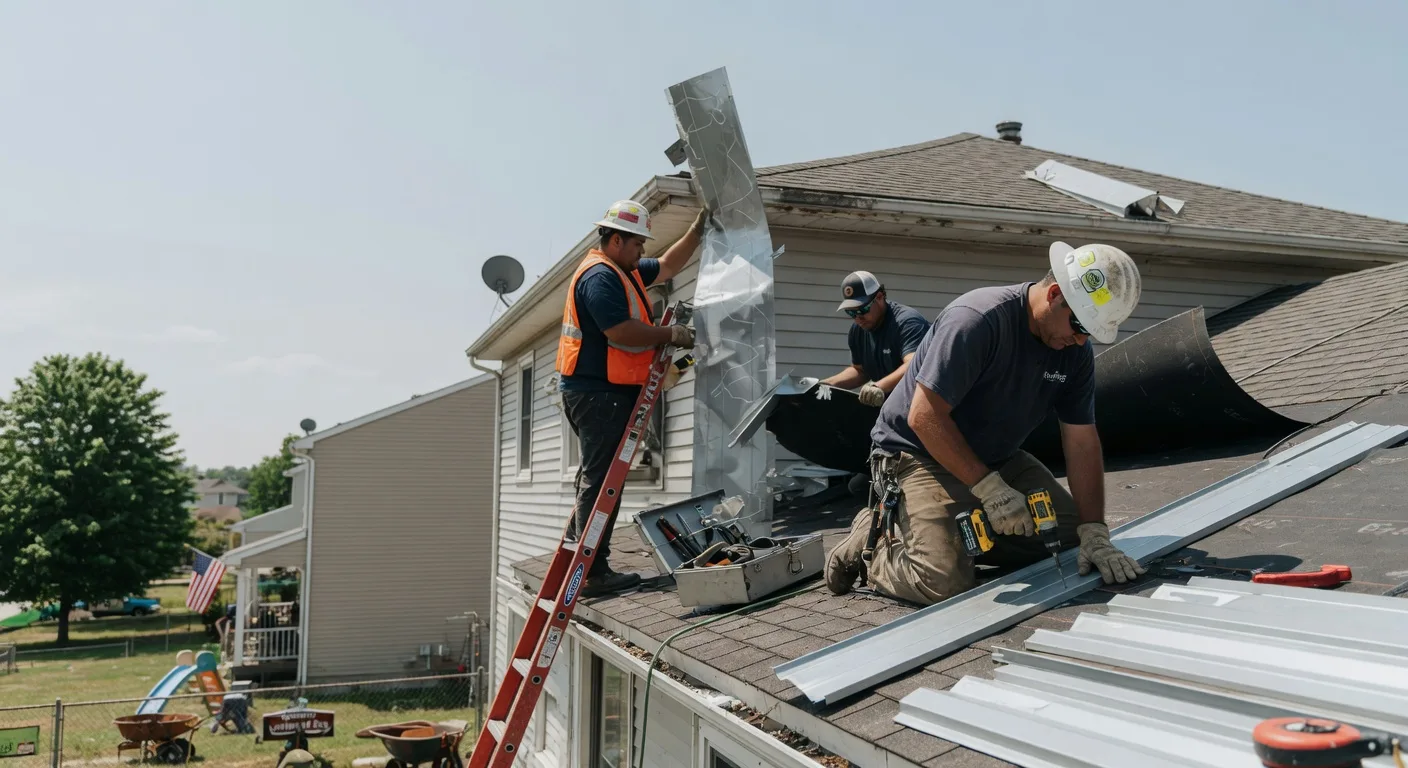 Storm Damage Metal Roof Repair in Lake City, CO